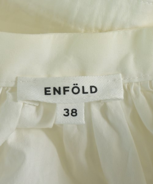 ENFOLD（エンフォルド）ブラウス 白 サイズ:38(M位) レディース/2200650137042