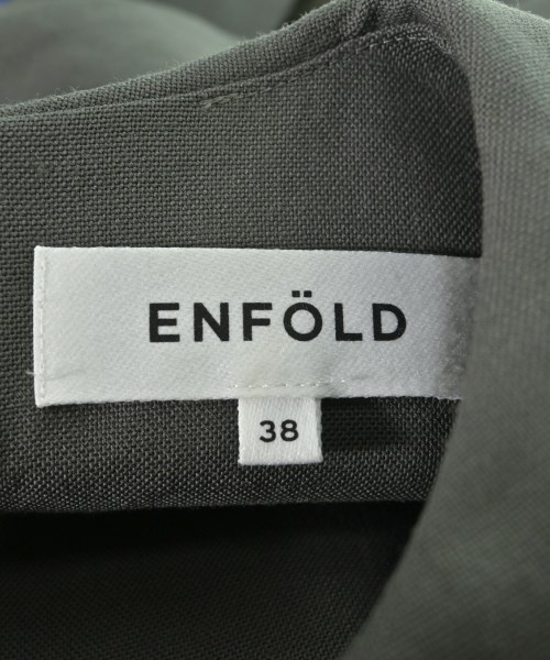 ENFOLD（エンフォルド）ワンピース グレー サイズ:38(M位) レディース/2200642973177
