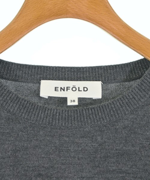 ENFOLD（エンフォルド）ニット・セーター グレー サイズ:38(M位) レディース/2200650377028