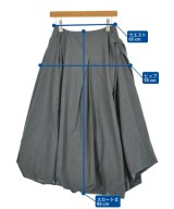 ENFOLD（エンフォルド）ロング・マキシ丈スカート グレー サイズ:38(M位) レディース/2200625316052
