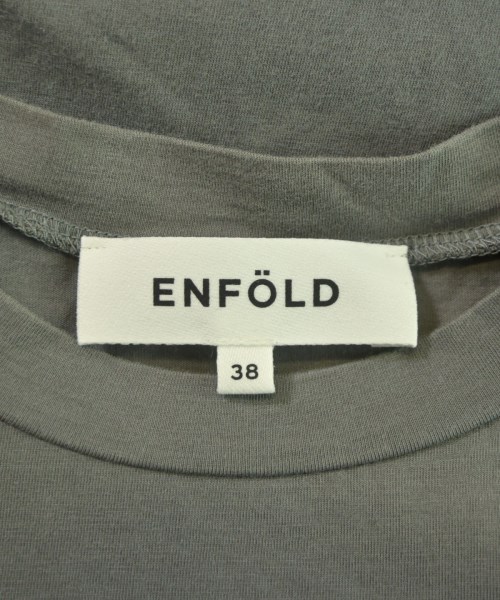 ENFOLD（エンフォルド）Tシャツ・カットソー グレー サイズ:38(M位) レディース/2200625316120