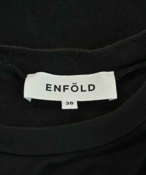 ENFOLD（エンフォルド）Tシャツ・カットソー 黒 サイズ:38(M位) レディース/2200651624022