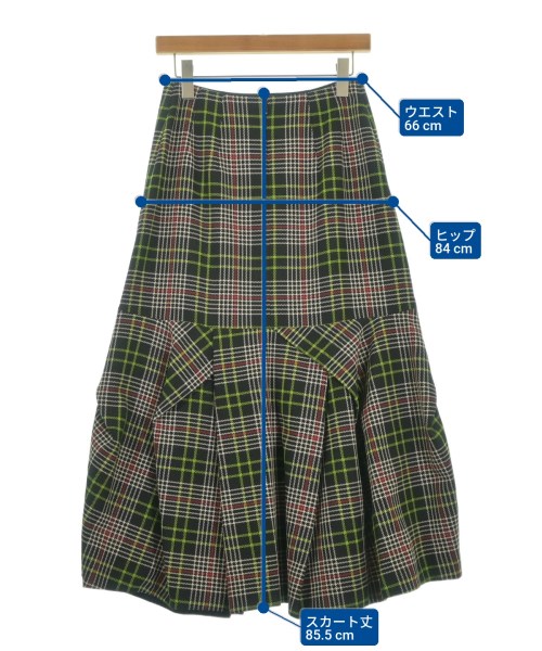 ENFOLD（エンフォルド）ロング・マキシ丈スカート 黒 サイズ:38(M位) レディース/2200651338066