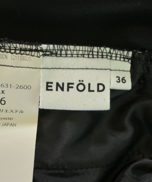 ENFOLD（エンフォルド）スラックス 黒 サイズ:36(S位) レディース/2200652053036