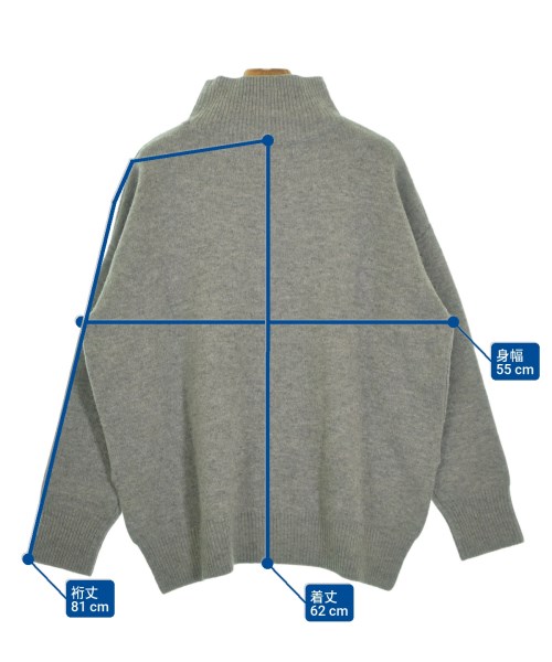 ENFOLD（エンフォルド）ニット・セーター グレー サイズ:38(M位) レディース/2200652069051