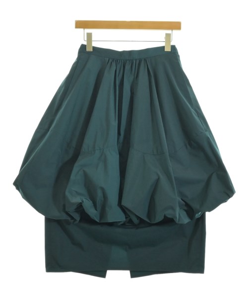 ENFOLD(エンフォルド)ロング・マキシ丈スカート 緑 サイズ:38(M位)/2200652330038