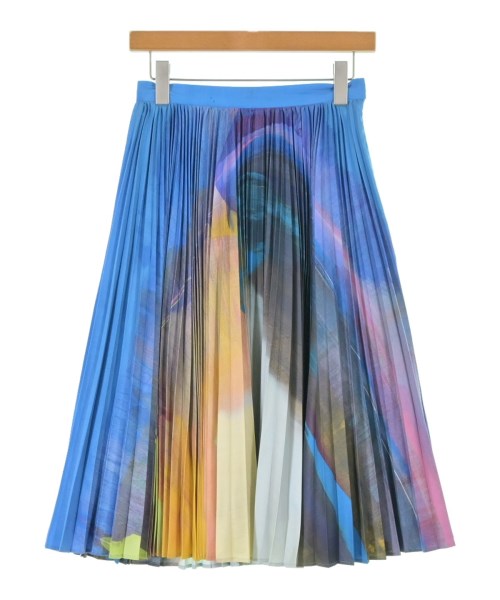 ENFOLD(エンフォルド)ロング・マキシ丈スカート 青 サイズ:36(S位)/2200642154217