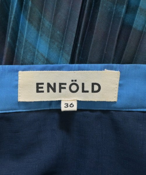 ENFOLD（エンフォルド）ロング・マキシ丈スカート 青 サイズ:36(S位) レディース/2200642154217