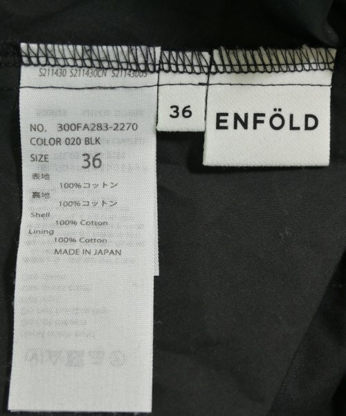 ENFOLD（エンフォルド）ワンピース 黒 サイズ:36(S位) レディース/2200647165096