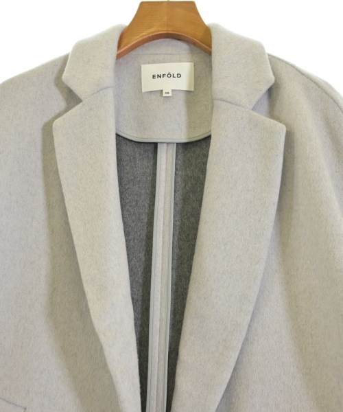 ENFOLD（エンフォルド）チェスターコート グレー サイズ:38(M位) レディース/2200646502038
