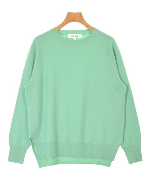 ENFOLD(エンフォルド)ニット・セーター 緑 サイズ:38(M位)/2200653890012