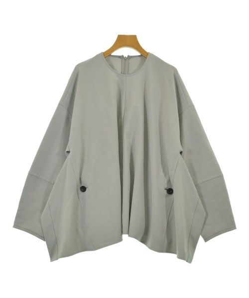 ENFOLD(エンフォルド)ブラウス グレー サイズ:38(M位)/2200642421104