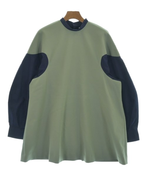 ENFOLD(エンフォルド)ブラウス 緑 サイズ:38(M位)/2200651799010