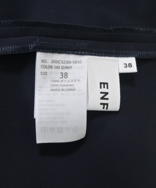 ENFOLD（エンフォルド）ブラウス 紺 サイズ:38(M位) レディース/2200654313022