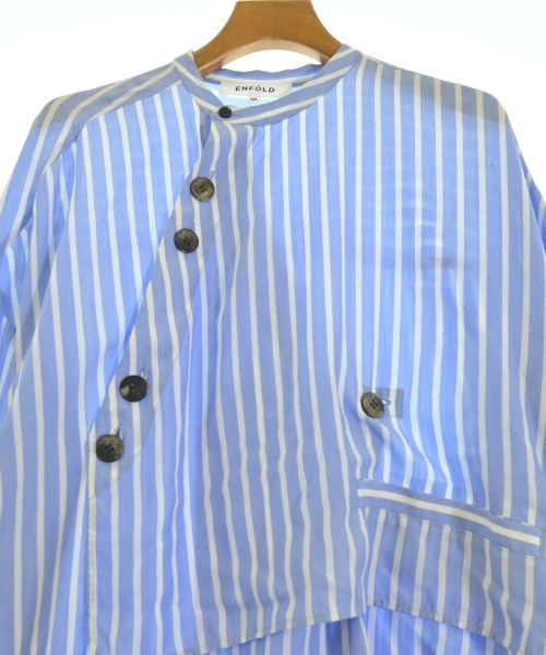 ENFOLD（エンフォルド）シャツワンピース 青 サイズ:38(M位) レディース/2200654318041
