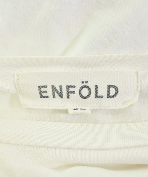 ENFOLD（エンフォルド）Tシャツ・カットソー 白 サイズ:38(M位) レディース/2200654537022