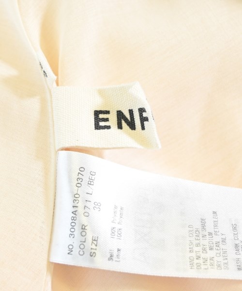 ENFOLD（エンフォルド）ブラウス 黄 サイズ:38(M位) レディース/2200654537046
