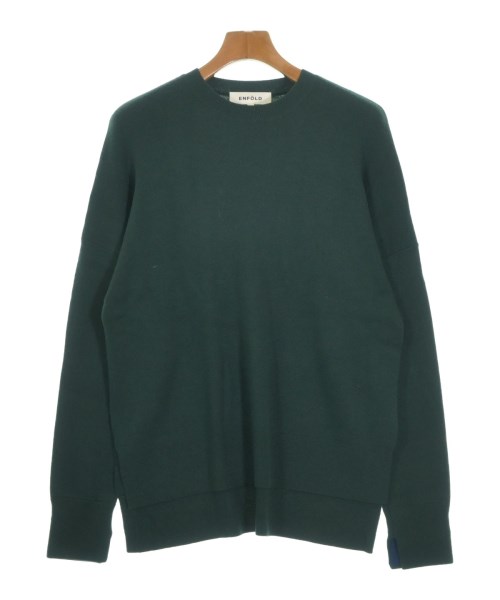 ENFOLD(エンフォルド)ニット・セーター 緑 サイズ:38(M位)/2200654537053