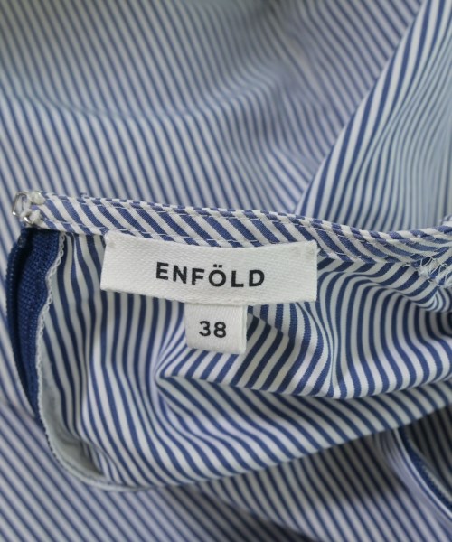 ENFOLD（エンフォルド）ブラウス 青 サイズ:38(M位) レディース/2200702610011