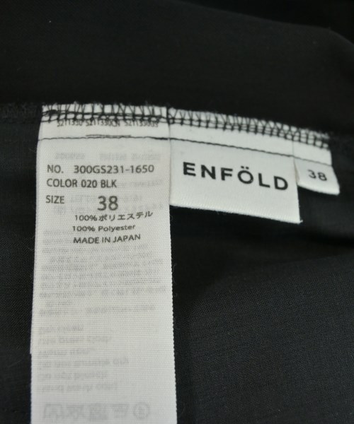 ENFOLD（エンフォルド）スラックス 黒 サイズ:38(M位) レディース
