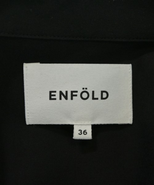 ENFOLD（エンフォルド）ブラウス 黒 サイズ:36(S位) レディース/2200704588028