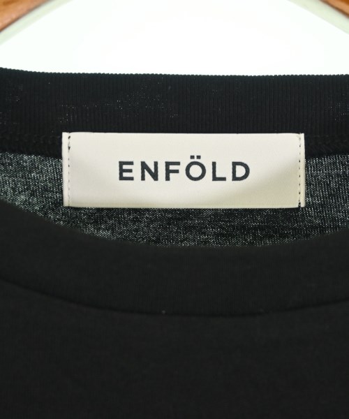 ENFOLD（エンフォルド）Tシャツ・カットソー 黒 サイズ:38(M位) レディース/2200704676015