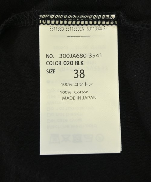 ENFOLD（エンフォルド）Tシャツ・カットソー 黒 サイズ:38(M位) レディース/2200704676015
