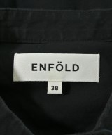 ENFOLD（エンフォルド）カジュアルシャツ 黒 サイズ:38(M位) レディース/2200705163033