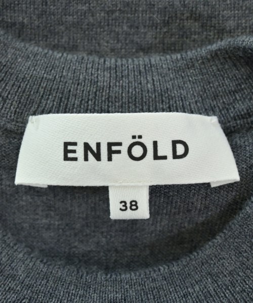 ENFOLD（エンフォルド）ニット・セーター グレー サイズ:38(M位) レディース/2200705168021