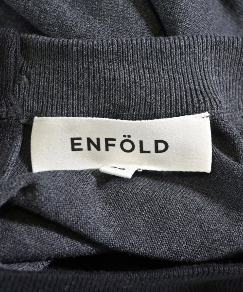 ENFOLD（エンフォルド）カーディガン 黒 サイズ:38(M位) レディース/2200705168076