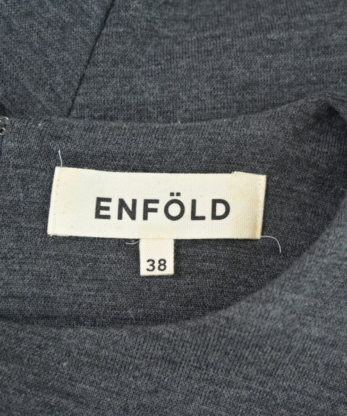ENFOLD（エンフォルド）ワンピース グレー サイズ:38(M位) レディース/2200700059010