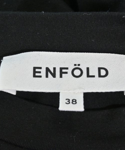 ENFOLD（エンフォルド）Tシャツ・カットソー 黒 サイズ:38(M位) レディース/2200699543057