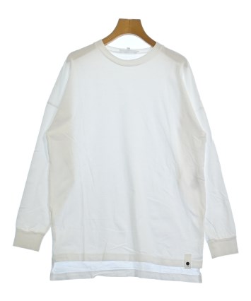 【美品】ENFÖLD エンフォルド シャーリング ギャザー カットソー 白 38 ENFOLD（エンフォルド）Tシャツ・カットソー 白 サイズ:38(M位