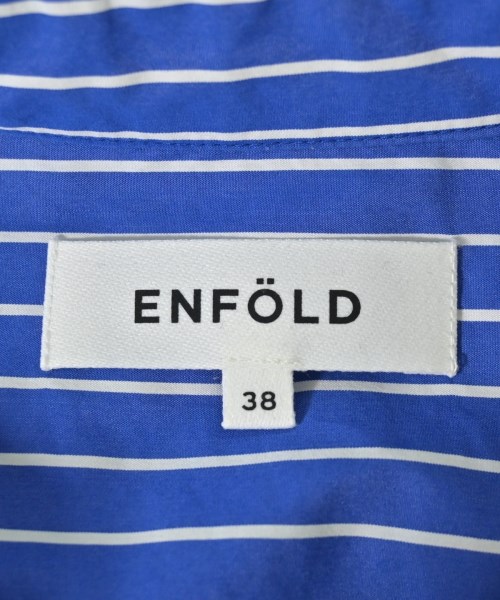ENFOLD（エンフォルド）ブラウス 青 サイズ:38(M位) レディース/2200706309010