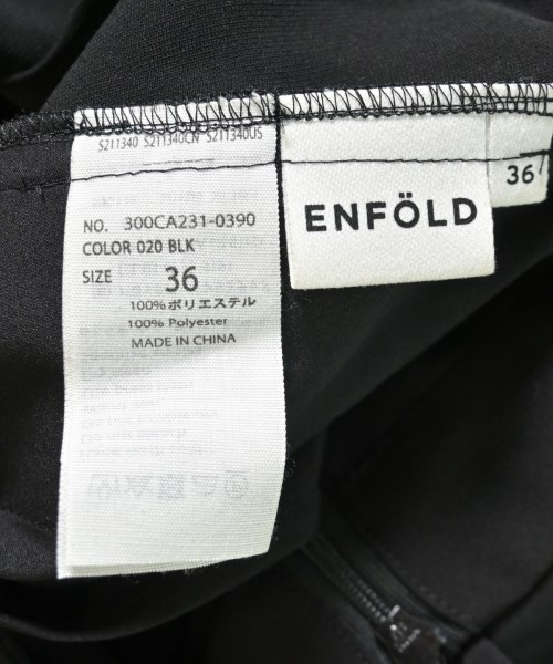 ENFOLD（エンフォルド）ワンピース 黒 サイズ:36(S位) レディース/2200707573090