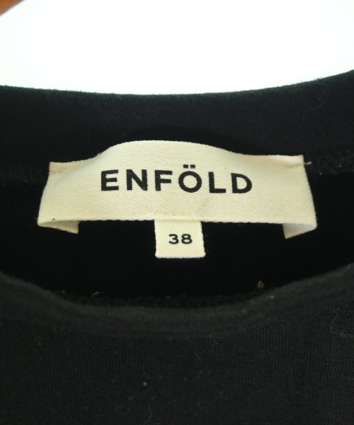 ENFOLD（エンフォルド）スウェット 黒 サイズ:38(M位) レディース/2200708272015
