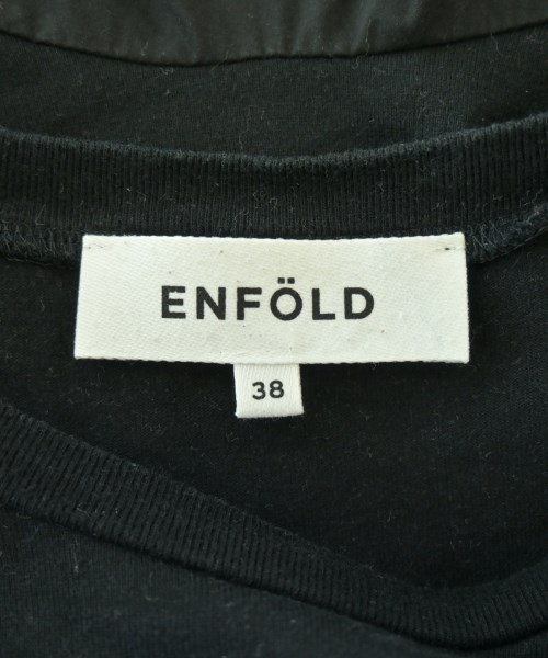 ENFOLD（エンフォルド）Tシャツ・カットソー 黒 サイズ:38(M位) レディース/2200709326045