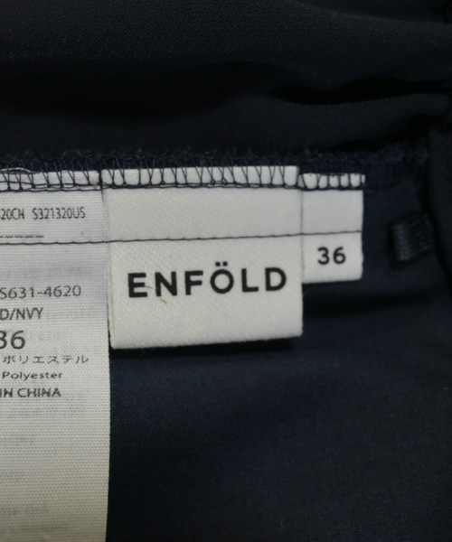 ENFOLD（エンフォルド）スラックス 紺 サイズ:36(S位) レディース/2200710433039