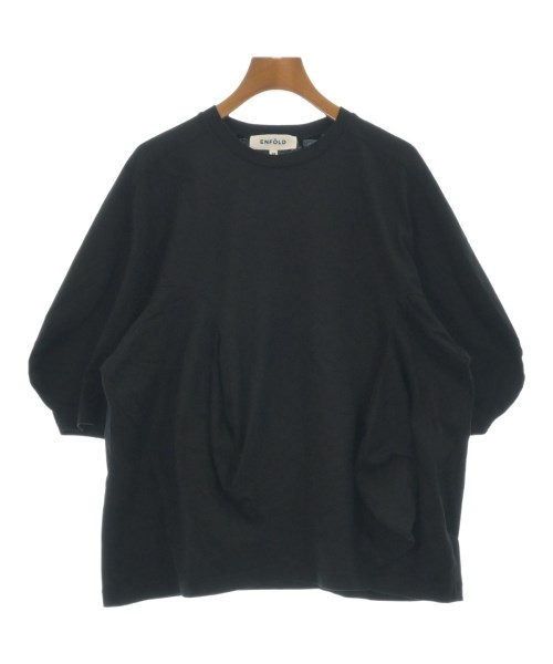 ENFOLD(エンフォルド)Tシャツ・カットソー 黒 サイズ:38(M位)/2200662536284
