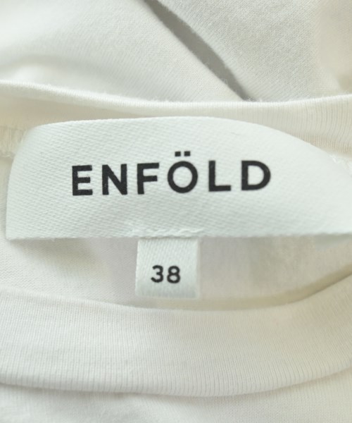 ENFOLD（エンフォルド）Tシャツ・カットソー 白 サイズ:38(M位) レディース/2200662536307