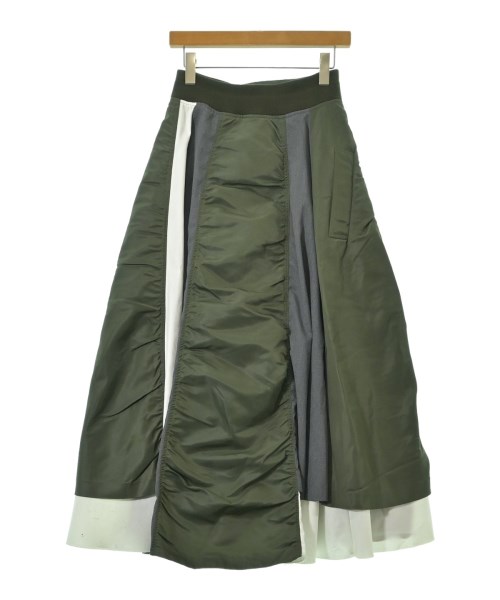 ENFOLD（エンフォルド）ロング・マキシ丈スカート カーキ サイズ:38(M位) レディース/2200660595030