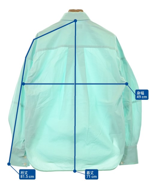 ENFOLD（エンフォルド）カジュアルシャツ 緑 サイズ:38(M位) レディース/2200658947018