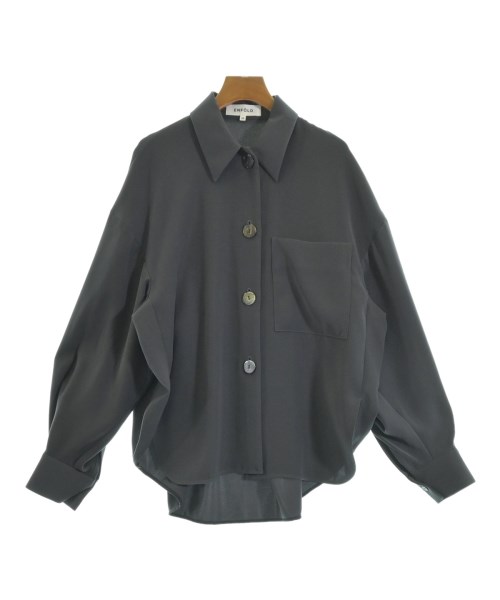ENFOLD(エンフォルド)カジュアルシャツ グレー サイズ:38(M位)/2200664610036