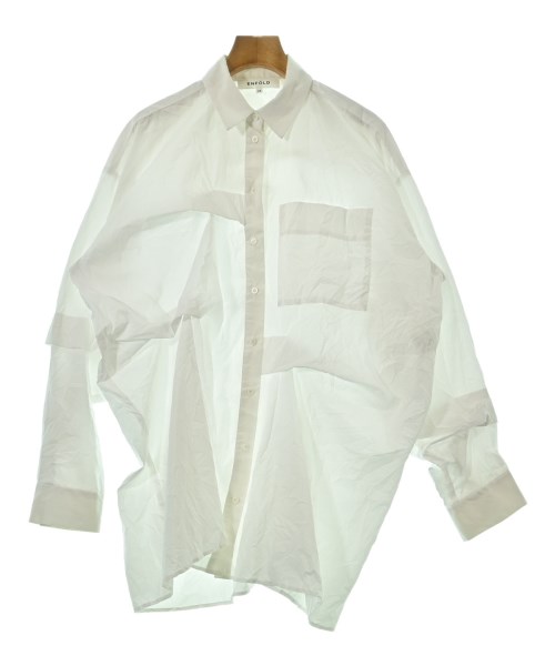 ENFOLD(エンフォルド)カジュアルシャツ 白 サイズ:38(M位)/2200662103011