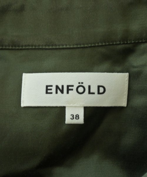 ENFOLD（エンフォルド）カジュアルシャツ カーキ サイズ:38(M位) レディース/2200664825072
