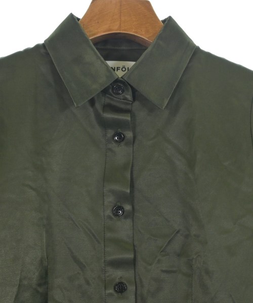 ENFOLD（エンフォルド）カジュアルシャツ カーキ サイズ:38(M位) レディース/2200664825072
