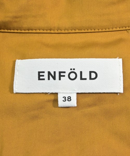 ENFOLD（エンフォルド）カジュアルシャツ 茶 サイズ:38(M位) レディース/2200664825096
