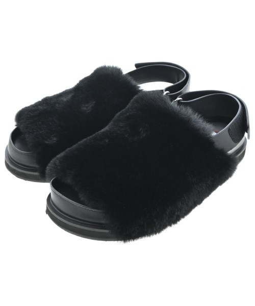 ENFOLD(エンフォルド)サンダル 黒 サイズ:EU38(24.5cm位)/2200663189113