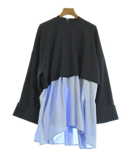 ENFOLD(エンフォルド)ブラウス 紺 サイズ:38(M位)/2200661741115