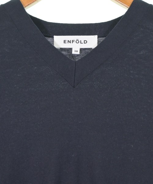 ENFOLD（エンフォルド）ニット・セーター 紺 サイズ:38(M位) レディース/2200663929115